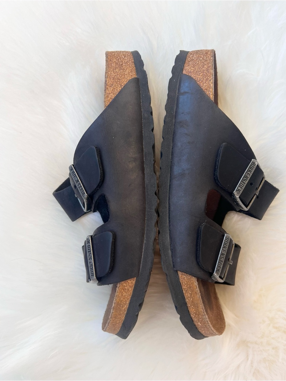 Birkenstock Arizona Women's Sandals 
Sz 39 US 8 - 8.5  Black - Picture 6 of 14
